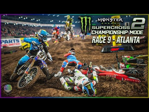 Видео: ВОЗВРАЩЕНИЕ ТРОЙНОЙ КОРОНЫ! | Гонка 9 | Режим чемпионата Monster Energy Supercross 2