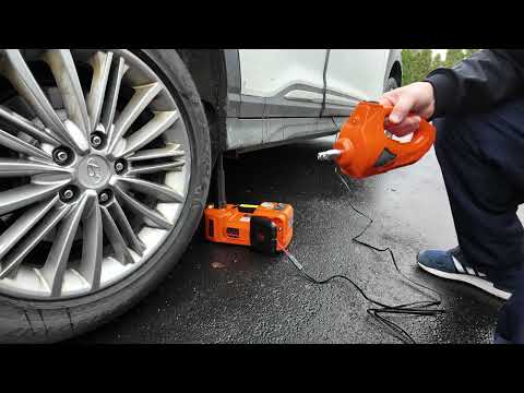 Видео: Тест электрического домкрата VEVOR 5 тонн — подъём Hyundai Kona Electric и BMW iX3 M Sport.Часть -2