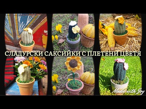 Видео: Сладурски саксийки с плетени цветя