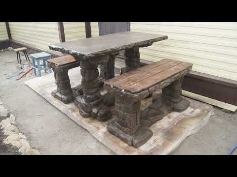 Видео: Вечная мебель для бани или беседки !