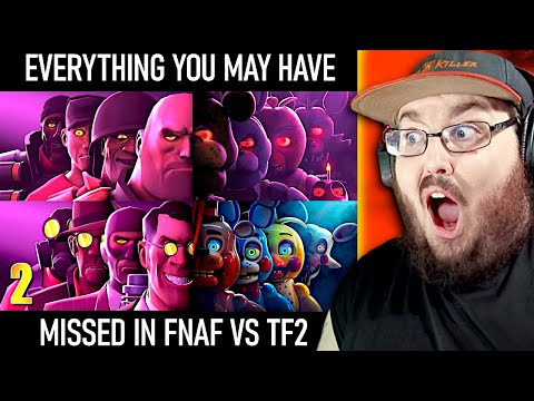Видео: FNAF против TF2 ЭПИЗОД 1 и 2 [SFM] ВСЕ отсылки/мемы в Five Nights at Fortress РЕАКЦИЯ!!!