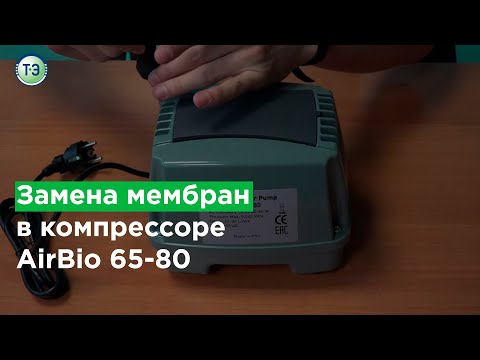 Видео: Сервисное обслуживание "ТОПАС". Замена мембран в компрессоре AirBio 65-80.