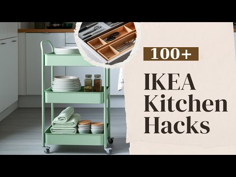 Видео: 100+ кухонных лайфхаков от IKEA 2025 года 🍽️ Умные идеи для хранения!