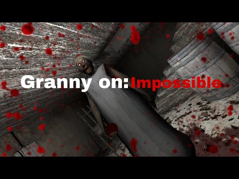 Видео: Прохождение гренни на невозможной сложности, через главную дверь — (Granny)