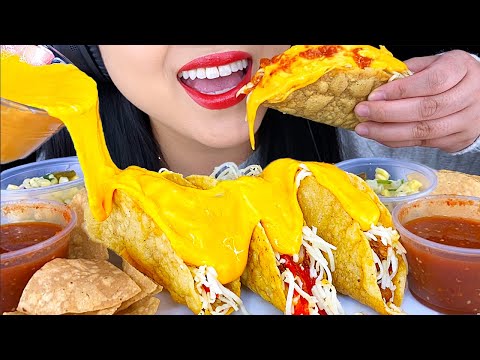 Видео: ASMR ДОПОЛНИТЕЛЬНЫЕ СЫРКОВЫЕ ТАКОСЫ * Хрустящие звуки еды * (ASMR не ест без разговора) ASMR Phan