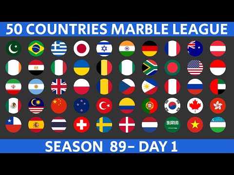 Видео: 50 стран, Лига гонок по мраморным граням, Сезон 89, День 1/10, Гонка по мраморным граням в Альгоду