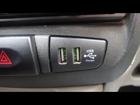 Видео: Зарядное устройство USB в штатное место на Калину
