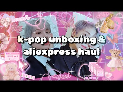 Видео: РАСПАКОВКА КАРТ, АЛЬБОМА aespa И ПОСЫЛОК С ALIEXPRESS | kpop unboxing & aliexpress haul