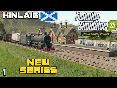 Видео: ИССЛЕДУЕМ ПЕРВУЮ КАРТУ ВЕЛИКОБРИТАНИИ ОТ GIANTS! Highlands Fishing Expansion Kinlaig FS25 Ep 1