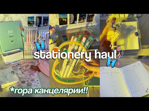 Видео: Распаковка Гигантской Посылки С Канцелярией ✨ Корейская Канцелярия/Stationery haul