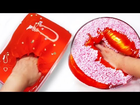 Видео: Самое удовлетворяющее видео слизи ASMR | Релаксирующая странно удовлетворяющая слизь 2019 | 123