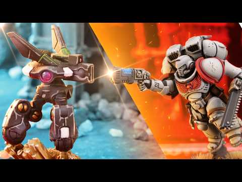 Видео: НОВЫЙ Белые Шрамы против Империи Тау — краткий отчёт о битве по Warhammer 40k