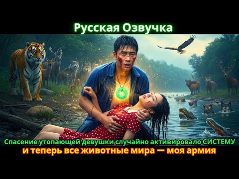 Видео: Спасение утопающей девушки случайно активировало СИСТЕМУ, и теперь все животные мира — моя армия.