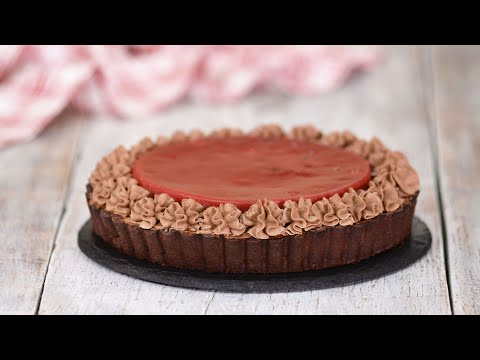 Видео: Шоколадный Тарт с Вишней и Франжипаном