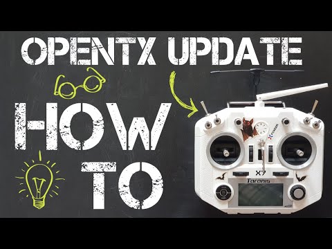 Видео: Обновление OpenTX (2.3.7) на примере аппаратуры Taranis Q X7.  OpenTX настройка