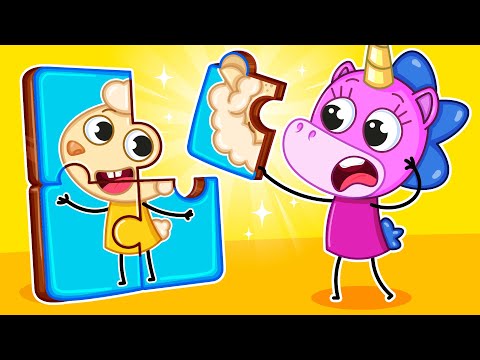Видео: Где Пропавший Пазл?! | Веселая Головоломка и Другие Мультики Для Детей 🧩🤔 | Крошка Мими🦄