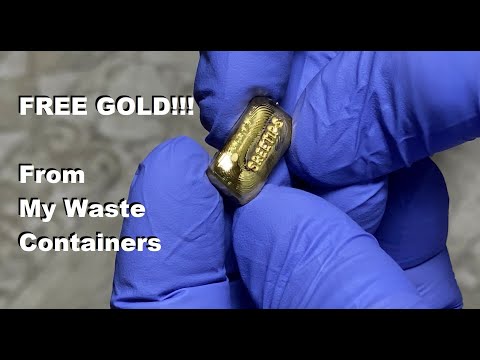 Видео: Извлечение чистого золота из моих мусорных контейнеров