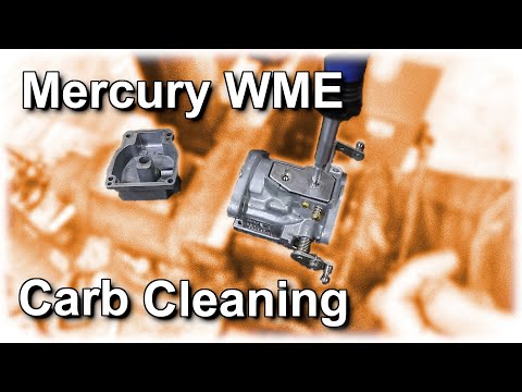 Видео: Чистка карбюратора Mercury WME.