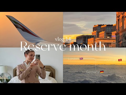 Видео: Vlog | Резерв стюардессы Emirates ✈️ | вызвали за 30 минут до рейса | Вьетнам | Германия | Лондон 