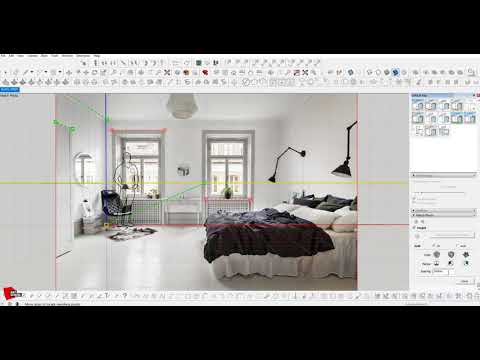Видео: SKETCHUP. Создание модели по фото. Основные принципы