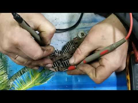 Видео: Проверка и ремонт генератора Kia Shuma 2