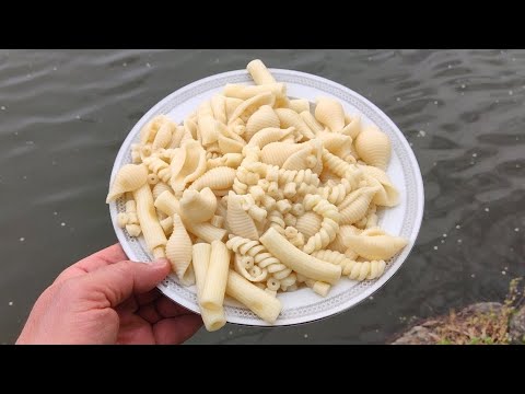 Видео: Какие макароны любит рыба? Главное их самому не съесть до рыбалки!!