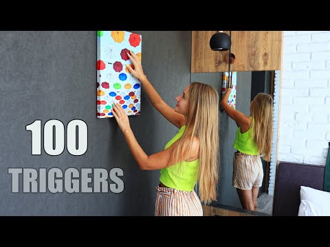 Видео: ASMR 100 TRIGGERS for SLEEP & Tingles | АСМР 100 ТРИГГЕРОВ в СПАЛЬНЕ 100% МУРАШКИ