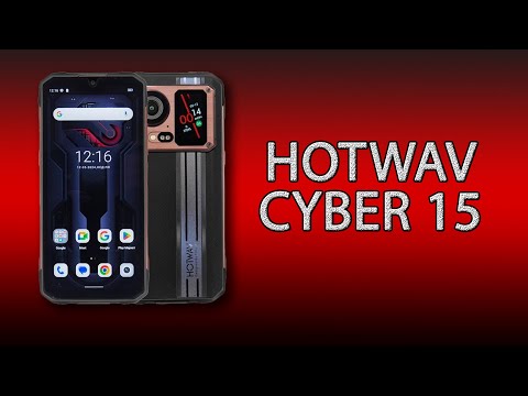 Видео: Hotwav Cyber 15 - дуже вдалий захищений смартфон з двома дисплеями.