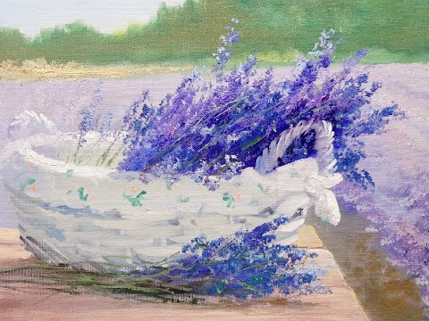Видео: Лаванда в корзине  Lavender Vugar Mamedov