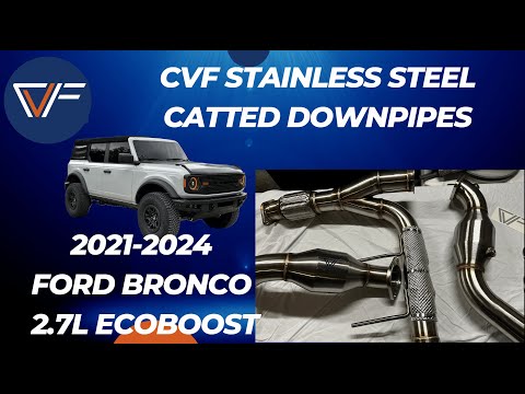 Видео: Пошаговая установка выхлопных труб из нержавеющей стали CVF (Ford Bronco 2.7L EcoBoost 2021-2024 ...