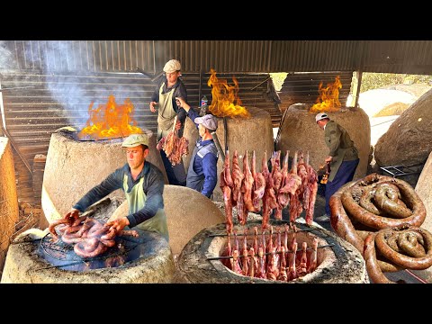 Видео: Тандури ХАСИП! Каждый день 200 ягнят в 6 самых больших тандырах | Самое вкусное мясо