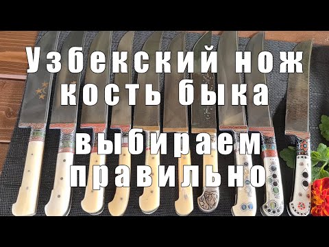 Видео: Узбекский нож пчак с рукоятью из кости быка| Делаем правильный выбор| p4aki.ru