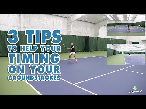 Видео: 3 совета по выбору времени для ударов по земле — урок тенниса