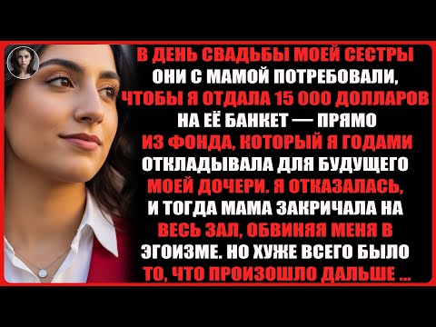 Видео: На свадьбе моей сестры я отказалась от 15 000 долларов, она схватила мою дочь за волосы, но вдруг...