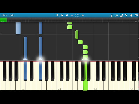 Видео: Бьянка - Я Не Отступлю (на пианино Synthesia)