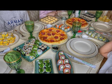 Видео: ОГРОМНОЕ КОЛИЧЕСТВО РОЛЛОВ 😍 ДЛЯ БРАТИКА И СЕСТРЁНОК ☺️ ЗАПЕЧЁННЫЕ, ЖАРЕНЫЕ, ХОЛОДНЫЕ. ПИЦЦА 🍕