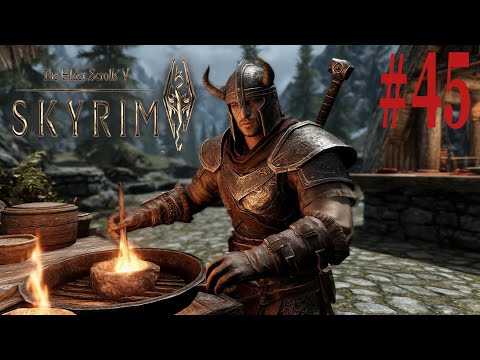 Видео: Скайрим Весёлое прохождение с выживанием 45 Серия