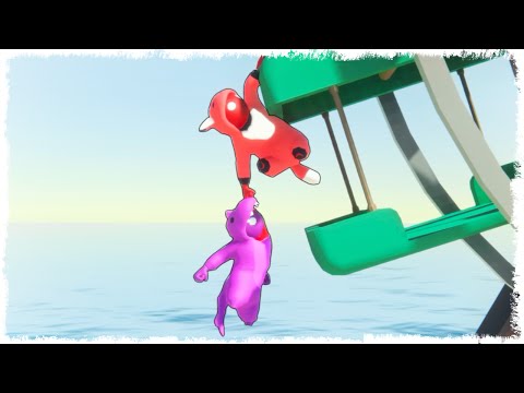 Видео: РАЗБИЛ ЛИЦО!!! УГАР В GANG BEASTS!