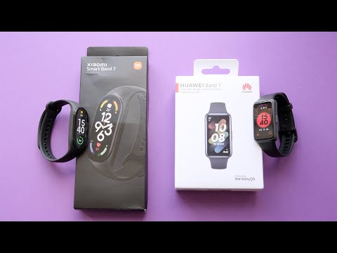 Видео: ОБЗОР XIAOMI MI BAND 7 vs HUAWEI BAND 7