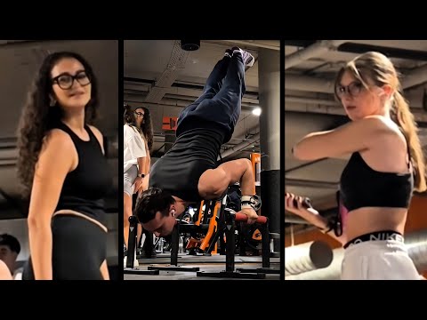 Видео: 🔥 Пугаем людей в спортзале с помощью гимнастики #147