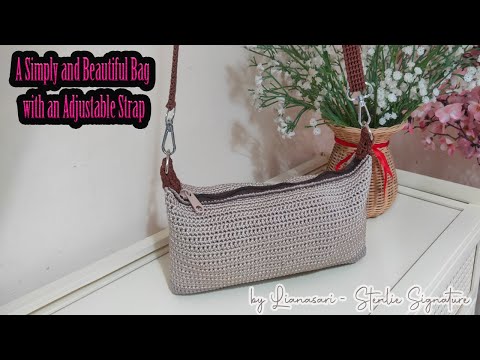 Видео: Простая, лёгкая и красивая вязаная крючком сумка для начинающих
