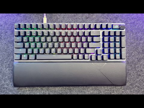 Видео: Обзор клавиатуры ROG Scope 96%