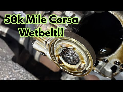 Видео: Замена ремня ГРМ Vauxhall Corsa 1.2!! 50 тыс. миль!!