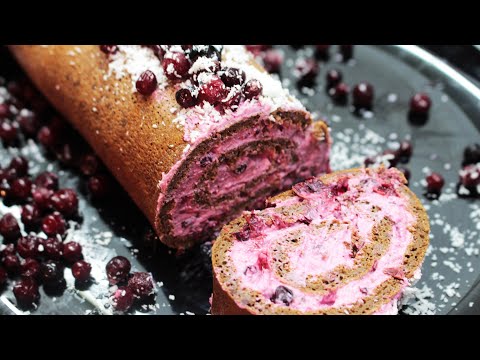 Видео: Невероятно вкусный ДИЕТИЧЕСКИЙ ШОКОЛАДНЫЙ РУЛЕТ на праздничный стол 2020