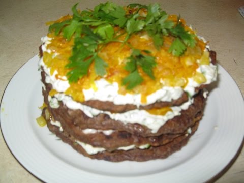 Видео: Закуска из печени "Печеночный торт"*Быстро*Вкусно