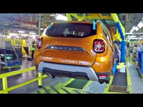 Видео: Dacia Duster - Производственная линия - Румынский автомобильный завод