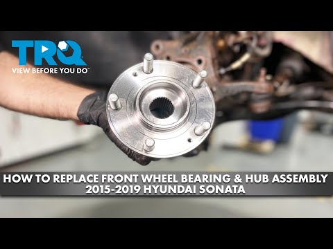 Видео: Как заменить передний ступичный подшипник и ступицу в сборе на Hyundai Sonata 2015-2019