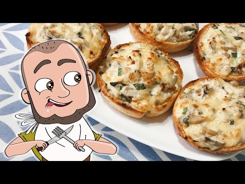 Видео: ЖУЛЬЕН с грибами и курицей В БУЛОЧКАХ  (Toony Cook)