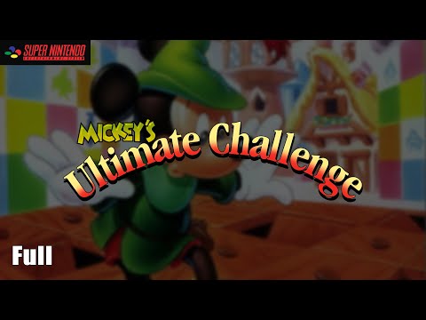 Видео: Давайте сыграем в Mickey's Ultimate Challenge | Полная версия | Super Nintendo — NR