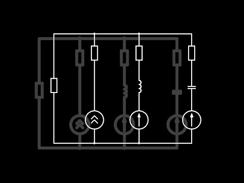 Видео: Расчёт цепи переменного тока | Правила Кирхгофа | Разветвлённая цепь с источником тока